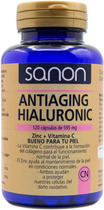 Натуральна харчова добавка Sanon Antiaging Hialuronic 595 мг 120 капсул (8436556082016) - зображення 1