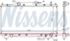 Радиатор охлаждения двигателя NISSENS 64783A Toyota Avensis 1640303180, 164000318087, 1640003180