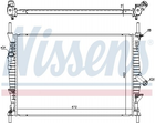 Радіатор охолодження двигуна NISSENS 69240 Ford Transit 1595061, 1494933, 7C118005AB