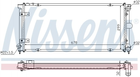 Радиатор охлаждения двигателя NISSENS 640041 Seat Toledo W01LO121251, 1L0121253E, 1L0121251