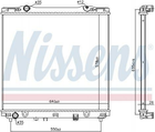 Радіатор охолодження двигуна NISSENS 666226 253113E600, 253103E600