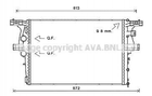 Радіатор охолодження двигуна AVA COOLING IV2126 5801264635