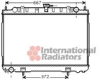 Радиатор охлаждения двигателя Van Wezel 13002241 Nissan X-Trail 214108H800