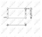 Радиатор охлаждения двигателя NRF 53593 Mitsubishi Lancer, Outlander, ASX 1608998080, 1608172380, 1608172180