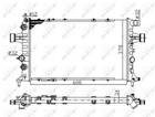 Радиатор охлаждения двигателя NRF 58178A Opel Zafira, Astra 1300197, 1300216, 1300241