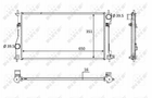 Радіатор охолодження двигуна NRF 58558 4221348541, 45111CA000, SU00301172