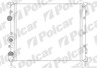 Радиатор охлаждения двигателя Polcar 600708A1 Renault Clio, Logan, Megane; Dacia Logan 8200211563, 7700838134, 2140000QAZ