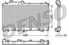 Радиатор охлаждения двигателя DENSO DRM36005 Subaru Forester 45119SC020