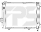 Радіатор охолодження двигуна FPS FP 46 A983 Mercedes E-Class 1245001403, 1245001503