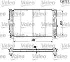 Радиатор охлаждения двигателя Valeo 731757 Audi A6, A4, Allroad; Volkswagen Passat; Skoda Superb 4B0121251R, 4Z7121251, 4Z7121251B