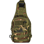 Рюкзак тактичний на одне плече AOKALI Outdoor B14 6L Camouflage CP - зображення 8