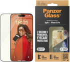 Szkło hartowane Panzer Glass Ultra-Wide Fit Eye Care do Apple iPhone 15 Pro Max Black (5711724028168) - obraz 2