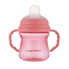 Кружка тренировочная с силиконовым носиком FirstCup 150 мл Canpol babies Розовая (5901691870031)