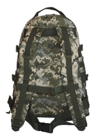 Тактический военный туристический крепкий рюкзак трансформер 40-60 литров пиксель ms - изображение 5