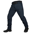 Тактичні зимові штани Camotec SoftShell Vent Темно-Сині M - зображення 1