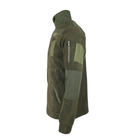 Кофта Флисовая хакі с Липучками (Велкро Панели) Military Khaki розмір 48 - изображение 3