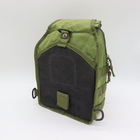 Тактический армейский рюкзак 6л, (28х18х13 см) Oxford 600D, B14, Олива - изображение 6