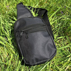 Тактическая сумка с кобурой / черный/ мужская/ месенджер/ Cordura - изображение 3