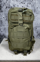 Рюкзак тактический Assault Army 25 литров 46x31x16 олива 8377 - изображение 1