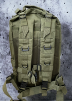 Рюкзак тактический Assault Army 25 литров 46x31x16 олива 8377 - изображение 3