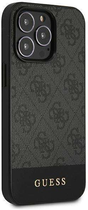 Панель Guess 4G Stripe Collection для Apple iPhone 14 Pro Max Сірий (3666339088576)