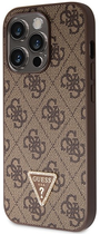 Etui plecki Guess Crossbody Metal Logo do Apple iPhone 14 Pro Max Brown (3666339146931) - obraz 3