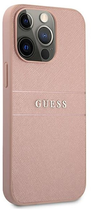 Панель Guess Saffiano Strap для Apple iPhone 14 Pro Max Рожевий (3666339088699) - зображення 3