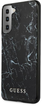 Etui plecki Guess Marble do Samsung Galaxy S21 Plus Black (3666339003296) - obraz 2