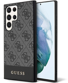 Etui plecki Guess 4G Stripe Collection do Samsung Galaxy S23 Ultra Black (3666339117542) - obraz 2