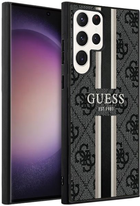 Etui plecki Guess 4G Printed Stripe do Samsung Galaxy S23 Ultra Black (3666339117450) - obraz 2