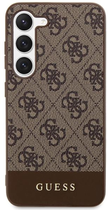 Etui plecki Guess 4G Stripe Collection do Samsung Galaxy S23 Plus Brown (3666339117566) - obraz 2