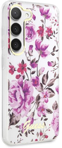 Панель Guess Flower Collection для Samsung Galaxy S23 Plus Білий (3666339117290) - зображення 3