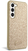 Etui plecki Guess Glitter Script do Samsung Galaxy S23 Plus Gold (3666339114794) - obraz 3