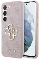 Панель Guess 4G Big Metal Logo для Samsung Galaxy S23 Рожевий (3666339114930) - зображення 1