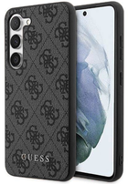 Панель Guess 4G Metal Gold Logo для Samsung Galaxy S23 Сірий (3666339116958) - зображення 1