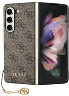 Панель Guess 4G Charms Collection для Samsung Galaxy Z Fold 5 Коричневий (3666339171971) - зображення 1