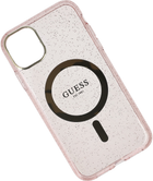 Etui plecki Guess Glitter Gold MagSafe do Apple iPhone 11 Pink (3666339125806) - obraz 2