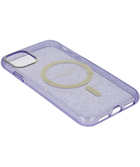 Etui plecki Guess Glitter Gold MagSafe do Apple iPhone 11 Purple (3666339125608) - obraz 3