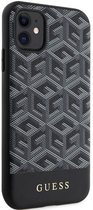Панель Guess G Cube Stripes MagSafe для Apple iPhone 11 Black (3666339125905) - зображення 3