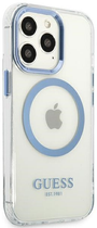 Панель Guess Metal Outline Magsafe для Apple iPhone 13/13 Pro Синій (3666339057237) - зображення 3