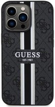 Панель Guess 4G Printed Stripes MagSafe для Apple iPhone 13/13 Pro Чорний (3666339119652) - зображення 2