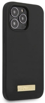 Etui plecki Guess Silicone Logo Plate MagSafe do Apple iPhone 13/13 Pro Black (3666339056834) - obraz 3