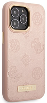 Панель Guess Peony Logo Plate MagSafe для Apple iPhone 13/13 Pro Рожевий (3666339056711) - зображення 3