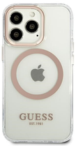 Etui plecki Guess Metal Outline Magsafe do Apple iPhone 13 Pro Max Gold (3666339057169) - obraz 2