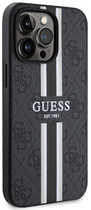 Etui plecki Guess 4G Printed Stripes MagSafe do Apple iPhone 13 Pro Max Black (3666339119669) - obraz 3