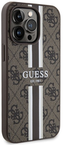 Панель Guess 4G Printed Stripes MagSafe для Apple iPhone 13 Pro Max Коричневий (3666339119768) - зображення 3