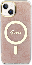 Панель Guess 4G MagSafe для Apple iPhone 14 Plus Рожевий (3666339127237) - зображення 2