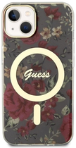 Панель Guess Flower MagSafe для Apple iPhone 14 Plus Хакі (3666339115609) - зображення 2