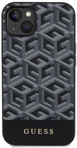 Etui plecki Guess G Cube Stripes MagSafe do Apple iPhone 14 Plus Black (3666339112431) - obraz 2