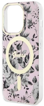 Панель Guess Flower MagSafe для Apple iPhone 14 Pro Max Рожевий (3666339115586) - зображення 3